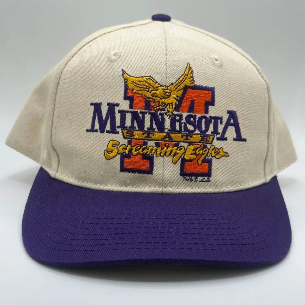 Vintage Minnesota State Screaming Eagles Snapback Sitcom Coach Promo